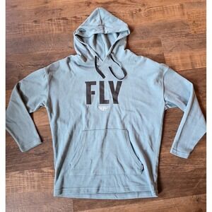 FLY Racing Size M Teal Color Weekender Hoodie Sweatshirt